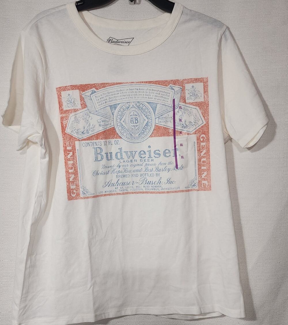 Budweiser women's XL shirt Faded